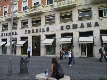 Azienda Tessile Romana fabric shop